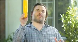  ?? (Screenshot) ?? ACTOR JACK BLACK supports the Iran nuclear agreement in a video, part of a campaign by Global Zero.