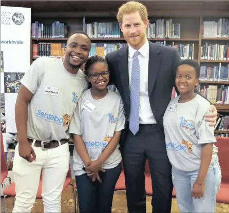  ??  ?? Sentebale’s founding patron, Prince Harry, visits the London School of Hygiene & Tropical Medicine for a tour and special roundtable discussion. The event brings together global HIV/Aids leaders to listen to youth affected by HIV from Lesotho and...