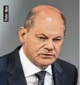  ?? ?? Kanzler Olaf Scholz (SPD) bei seiner Regierungs­erklärung gestern im Bundestag