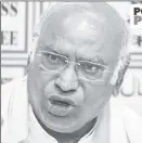  ?? ?? Mallikarju­n Kharge