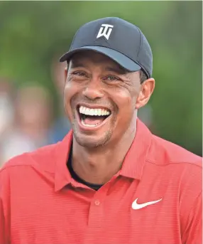  ??  ?? Tiger Woods, who earned his first PGA Tour win since 2013 on Sunday in the Tour Championsh­ip, last won a major in 2008. JOHN DAVID MERCER/USA TODAY