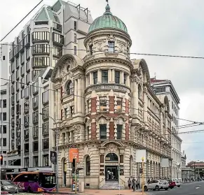  ??  ?? Owners of heritage buildings can call on government grants to assist with upgrading – pictured is Wellington’s Public Trust Building.