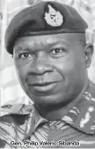  ??  ?? Gen. Philip Valerio Sibanda