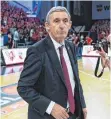  ?? FOTO: DPA ?? Nur ein Abschied von dieser Saison: Svetislav Pesic am Sonntag in Bamberg.