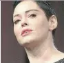  ??  ?? Rose McGowan