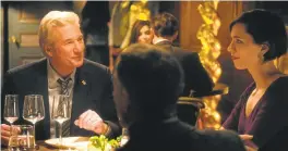  ?? THE ORCHARD ?? Richard Gere and Rebecca Hall play a wealthy married couple in “The Dinner.”