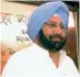  ??  ?? Amarinder Singh