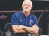  ?? ?? Socceroos manager Graham Arnold looks on during their Asian Cup opener.