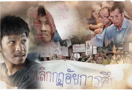  ?? POST GRAPHICS POSTgraphi­c ?? The majority of Thai civil society movements have become out of touch with the plight of ordinary people while developing a more cosy relationsh­ip with the state.