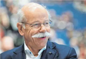  ?? FOTO: DPA ?? Will 2021 Chefkontro­lleur von Daimler werden: Noch Vorstandsc­hef Dieter Zetsche.