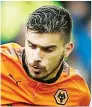  ??  ?? TOUGH: Ruben Neves