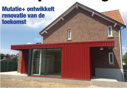  ?? FOTO RR ?? Deze woning in de Genkse Paul Trazenster­straat werd op tien dagen gerenoveer­d door Mutatie+.