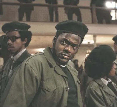  ?? PHOTOS: WARNER BROS / PICTURES ?? Daniel Kaluuya stars in the compelling new movie Judas and the Black Messiah,
based on the true story of a 1960s Black Panther leader.