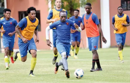  ?? JOSÉ COLA|EDIÇÕES NOVEMBRO ?? Jogadores da equipa do Rio Seco viajaram motivados para o Huambo onde pretendem conquistar os três pontos e manter a invencibil­idade