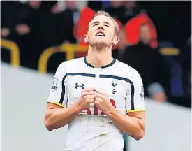  ??  ?? Tottenham striker Harry Kane.