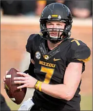  ?? AP/L.G. PATTERSON ?? Missouri quarterbac­k Maty Mauk said home losses to Indiana and Georgia were rough, but the No 16 Tigers will carry a six-game winning streak into the SEC Championsh­ip Game.