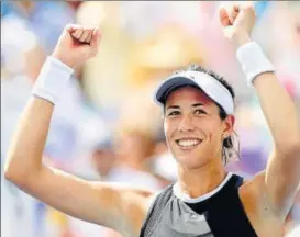  ?? AFP ?? Garbine Muguruza beat Simona Halep 61, 60 in the finals of the Cincinnati Open.