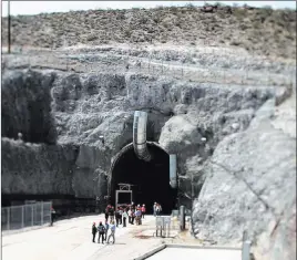  ??  ?? Las Vegas Review-journal file President Donald Trump placed Yucca Mountain licensing into the DOE budget last year, and the House upped the amount of spending by $30 million. But authorizat­ion and spending were not included in a final spending bill for...