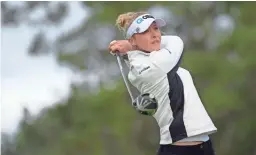  ?? AP ?? Nelly Korda comes into this week’s Bank of Hope Founders Cup in Phoenix as the LPGA Tour’s money leader. shuttles provided between parking and main entrance at tournament. Schedule:Tuesday (gates open 8 a.m.): Practice roundsWedn­esday (gates open 6:50 a.m.): Official Pro-Am Thursday-Sunday (gates open 7 a.m.): Rounds 1-4, also LPGA Lesson Zone daily on the driving range, 10 a.m.- 2 p.m.; Founders/Pioneers at the 18th green Founders Perch daily from 3-6 p.m.Notes: The field features the top three in the women’s world ranking in Sung Hyun Park, Ariya Jutanugarn and Minjee Lee. So Yeon Ryu and Lexi Thompson are among those not playing. … The tournament was created to honor the LPGA founders and recognize pioneers in the women’s game. This year’s honoree is Laura Baugh. … Stacy Lewis is the only American to win the event in its nine-year history. … Hall of Famer Karrie Webb is the only two-time winner of the Founders Cup. … Sei Young Kim set the tournament record at 261 in 2016. … Park returned to No. 1 in the world by winning the HSBC Women’s World Championsh­ip. … Park has played only 12 times since winning the Founders Cup last year. She tied for 14th at the HSBC Women’s World Championsh­ip in her 2019 debut on the LPGA Tour.PGA Tour: Valspar Championsh­ip Course: Innisbrook Resort (Copperhead course), Palm Harbor, Fla.TV: Thursday-Friday, 11 a.m.-3 p.m. (Golf Channel); Saturday-Sunday, 10 a.m.-noon (Golf Channel), noon-3 p.m. (Channel 12).Notes: Tiger Woods, who tied for second a year ago in an important step in his comeback year, chose to skip ahead of the Match Play next week. … Dustin Johnson, the No. 1 player in the world, is playing for the first time since 2010. In two previous appearance­s (2008, 2010), he missed the cut and has yet to break par. … Patrick Reed is in the field, giving him five out of seven starts leading to his title defense at the Masters. … Jim Furyk is in the field, now at No. 57 in the world and an outside chance to get into the Masters. There are two weeks remaining for players to get into the top 50 and earn a Masters spot.