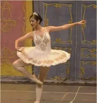  ??  ?? PRINCIPAL DANCER Cheron Kishes Ko at Balletcent­er’s The Nutcracker (2018).