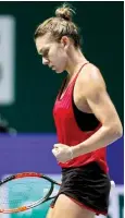  ??  ?? Halep necesita acceder a una ronda más que Muguruza o ganar el torneo para seguir como número 1.