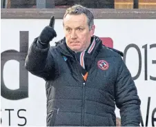  ??  ?? Micky Mellon says his team have worked hard in training this week in a bid to get a result against Celtic tomorrow.