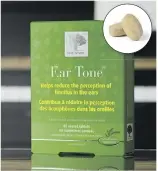  ??  ?? Ear ToneTM is available at participat­ing pharmacies and health food stores. For more informatio­n or to purchase online, please contact us at 1-877-696-6734 or visit www.newnordic.ca