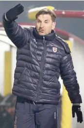  ?? INFOPRESS ?? Alberto Colombo, 41 anni, allenatore della Reggiana