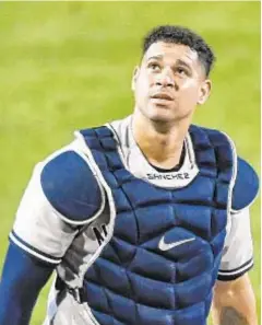  ?? AP ?? Gary Sanchez was in Yankee lineup against Jays in Buffalo.