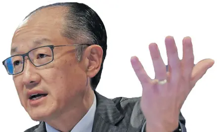  ??  ?? Jim Yong Kim’s decision to quit was described by sources close to the World Bank as a ‘personal decision’.