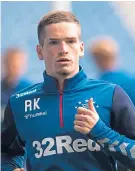  ??  ?? Ryan Kent is free to face Dons and St Mirren in August.