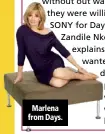  ??  ?? Marlena from Days.