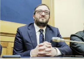  ?? Ansa ?? Eletto nel 2017 Pierluigi Biondi di Fratelli d’Italia è il sindaco de L’Aquila