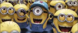  ?? ILLUMINATI­ON AND UNIVERSAL PICTURES VIA AP ?? This image released by Illuminati­on and Universal Pictures shows a scene from “Despicable Me 3.”