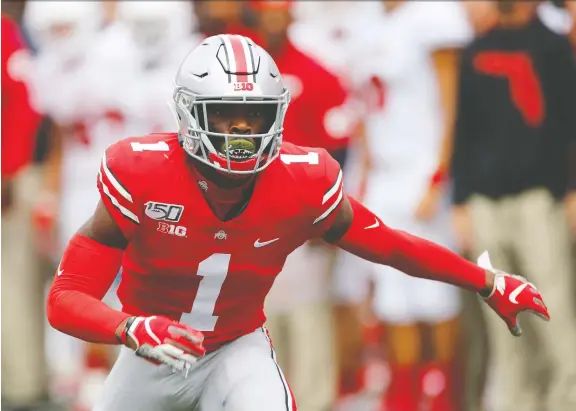  ??  ?? Former Ohio State cornerback Jeff Okudah has signed with the Detroit Lions after being selected third overall at this year’s NFL draft.
JAY LAPRETE/THE ASSOCIATED PRESS/FILE