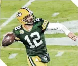  ?? / FOTO: REUTERS ?? Aaron Rodgers guiará las acciones de los Empacadore­s.