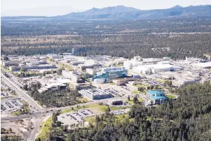  ?? RICHARD ROBINSON/ LANL ?? The New Mexico Environmen­t Department this week proposed a new agreement with the Department of Energy over cleanup of decades worth of radioacati­ve and other hazardous waste at Los Alamos National Laboratory.