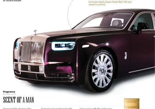  ??  ?? The new Phantom’s V12 engine can go from 0-100 kmph in 5.3 seconds