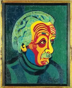  ?? © Susanne Fiegel, Foto: Martinus Ekkenga, Norden ?? Josef Scharl, »Albert Einstein«, 1952