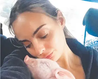  ?? Picture: Instagram ?? CAUGHT OUT: Animal activist Brianna Lee Thauer’s social media posts provided proof of the theft of six piglets from a southeast Queensland piggery, a court has heard.