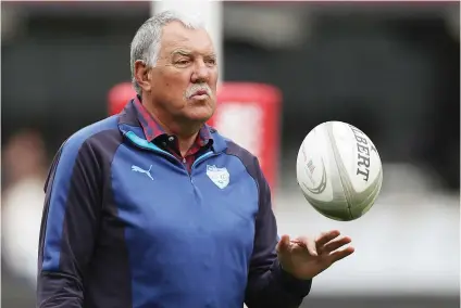  ?? Picture: Gallo Images ?? WORDS OF WISDOM. Limiting mistakes in the Jukskei derby against the Lions at Loftus Versfeld today will be key, says Blue Bulls coach Pote Human.