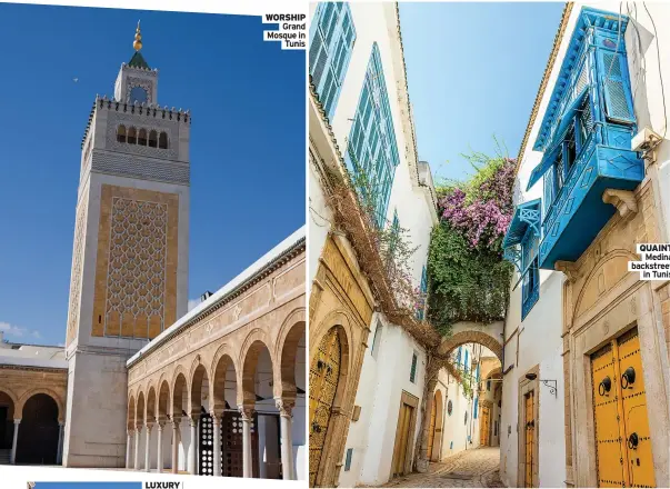  ?? ?? QUAINT Medina backstreet in Tunis