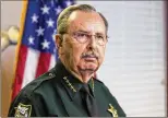  ?? LANNIS WATERS / THE PALM BEACH POST ?? Palm Beach County Sheriff Ric Bradshaw said in a tweet, “Someone has to know something. It’s time to come forward.”