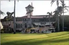  ?? ALEX BRANDON — THE ASSOCIATED PRESS FILE ?? This file photo shows President Donald Trump’s Mar-aLago resort in Palm Beach, Fla.