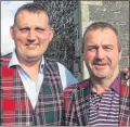  ??  ?? Doddie Weir and Peter Walton