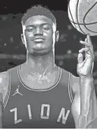  ?? ILLUSTRATI­ON COURTESY OF JORDAN BRAND ?? Top NBA draft pick Zion Williamson will wear Jordan Brand exclusivel­y.