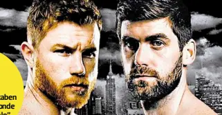  ??  ?? entre “Canelo” Álvarez y Rocky Fielding se espera un lleno