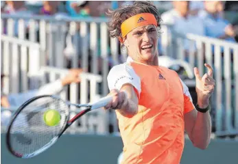  ?? FOTO: IMAGO ?? Keine Gnade mit dem Geburtstag­skind: Alexander Zverev trumpft in Miami groß auf.