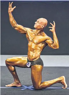  ?? Photo — Bernama ?? Gold medallist Mohd Syarul in action during his solo routine.