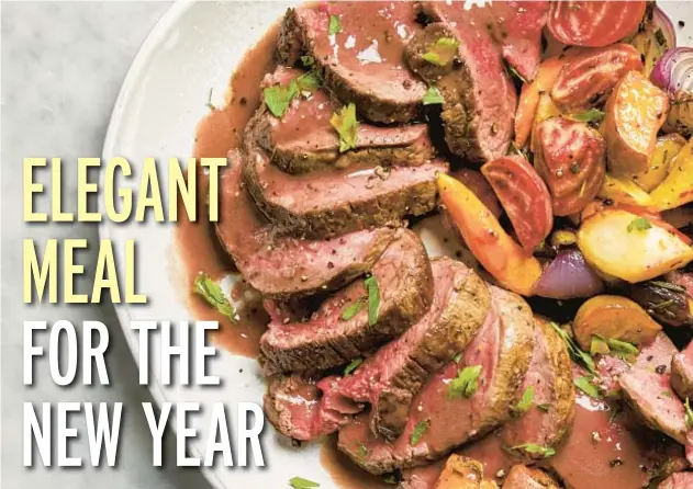  ?? TNS ?? Impress guests with this impossibly tender center cut of beef tenderloin.